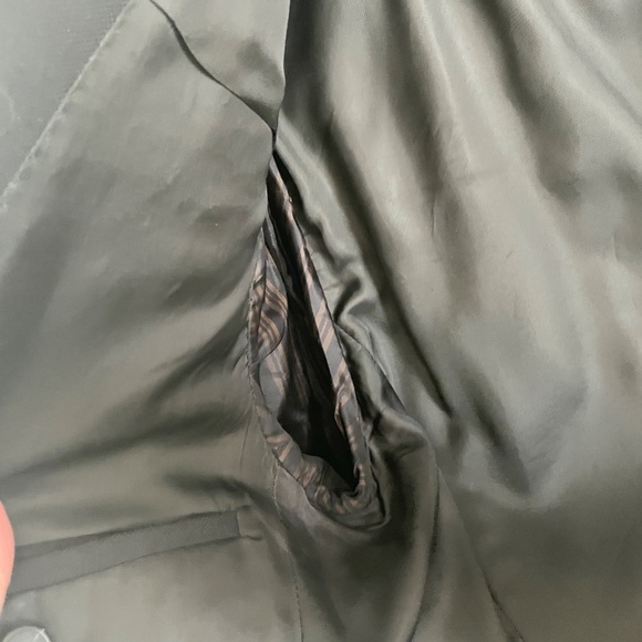 Ermenegildo Z Zegna Men’s suit Blazer Pants Wool Black Formal Designer Sz 52L - Picture 7 of 16